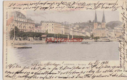 CPA LUCERNE - LE QUAI DE L'ILE - Altri & Non Classificati