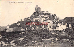 CPA SAINT PERAY - ENVIRONS - RUINES DE CRUSSOL - Saint Péray