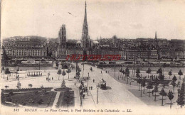 CPA ROUEN - LA PLACE CARNOT - Rouen