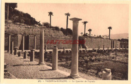 CPA VAISON LA ROMAINE - LE QUARTIER DE PUYMIN - Vaison La Romaine