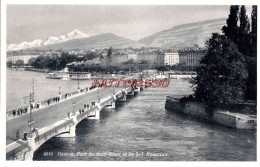 CPA GENEVE - PONT DU MONT BLANC - Andere & Zonder Classificatie