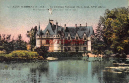 CPA AZAY LE RIDEAU - LE CHATEAU NATIONAL - Azay-le-Rideau