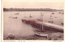 CPA ILE TUDY - FINISTERE - VUE DU PORT - Other & Unclassified