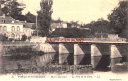 CPA THURY HARCOURT - LE PONT DE LA GARE - Thury Harcourt