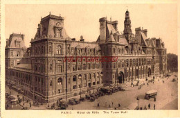 CPA PARIS - HOTEL DE VILLE - Autres Monuments, édifices