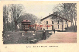 CPA LYON - OBSERVATOIRE PARC DE LA TETE D'OR - Otros & Sin Clasificación