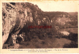 CPA LES EYZIES - DORDOGNE - LAUGERIE BASSE - LE GRAND ROC - Autres & Non Classés