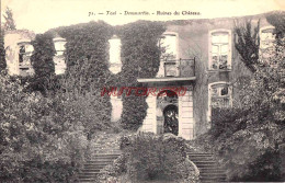 CPA TOUL - DOMMARTIN - RUINES DU CHATEAU - Toul