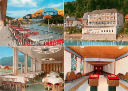 73647014 Neckarsteinach Hotel Restaurant Schiff Uferterrasse Gaststube Kegelbahn - Otros & Sin Clasificación