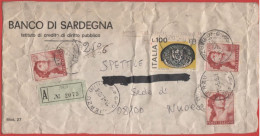 ITALIA - Storia Postale Repubblica - 1976 - 100 Esposizione Mondiale Di Filatelia + 3x 1000 Michelangiolesca -Assicurata - 1971-80: Poststempel