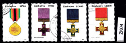 Zimbabwe 2004 Medals VFU / O (Simbabwe) ZK04 - Zimbabwe (1980-...)