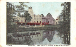 CPA LIEGE - EXPOSITION - PAVILLON DE L'AFRIQUE ET PALAIS DES BEAUX ARTS - Lüttich