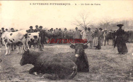 CPA AUVERGNE - UN COIN DE FOIRE - Auvergne