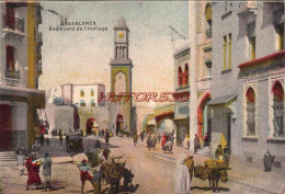 CPA CASABLANCA - BOULEVARD DE L'HORLOGE - Casablanca