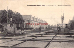 CPA ROMILLY SUR SEINE - ATELIERS DE L'EST - CHARIOTS ELECTRIQUES - Romilly-sur-Seine