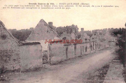 CPA GUERRE 1914-1918 - SOIZY AUS ROIS - RUINES - Weltkrieg 1914-18