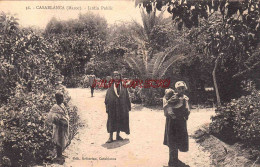 CPA CASABLANCA - JARDIN PUBLIC - Casablanca