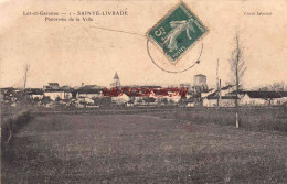 CPA SAINTE LIVRADE - LOT ET GARONNE - PANORAMA - Sonstige & Ohne Zuordnung