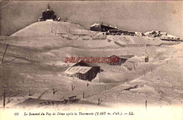 CPA PUY DE DOME - LE SOMMET APRES LA TOURMENTE - Other & Unclassified