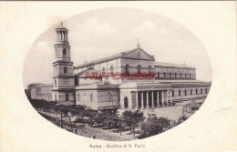 CPA ROMA - BASILICA DI S. PAOLO - Sonstige & Ohne Zuordnung