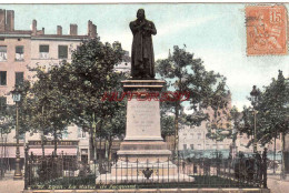 CPA LYON - LA STATUE DE JACQUARD - Otros & Sin Clasificación