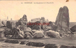 CPA BRIGNOGAN - LES ALIGNEMENTS DE LA CHAPELLE POL - Brignogan-Plage