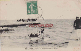 CPA PALAVAS - PROMENADE EN MER - Palavas Les Flots