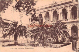 CPA TOULON - MUSEE BIBLIOTHEQUE - Toulon