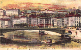 CPA LYON - PONT DE LA FEUILLEE - Otros & Sin Clasificación