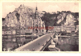 CPA DINANT - LE PONT ET L'EGLISE - Dinant