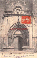 CPA BEAUMONT DU PERIGORD - PORTAIL DE L'EGLISE - Altri & Non Classificati