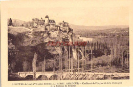 CPA LACAVE - LOT - CONFLUENT DE LA VALLEE DE L'OUYSSE ET DE LA DORDOGNE - Lacave