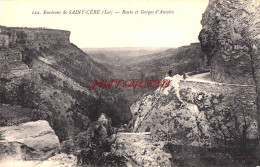 CPA SAINT CERE - LOT - ROUTE ET GORGES D'AUTOIRE - Autres & Non Classés