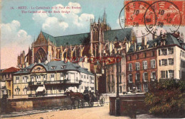 CPA METZ - LE PONT DES ROCHES - Metz