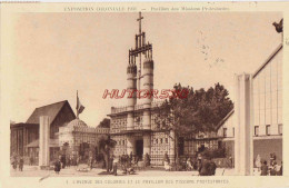 CPA PARIS - EXPOSITION COLONIALE 1931 - PAVILLON DES MISSIONS PROTESTANTES - Expositions