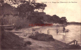 CPA GIENS - PLAGE DE L'ESTANOI A LA BADINE - Otros & Sin Clasificación