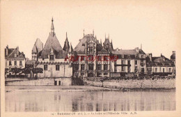 CPA SAUMUR - LA LOIRE ET L'HOTEL DE VILLE - Saumur