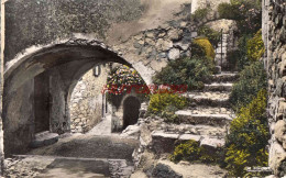 CPSM EZE - LE VILLAGE - CHAPELLE DES PENITENTS BLANCS - Eze