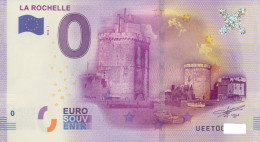 Vends Billet Souvenir Touristique 0€ La Rochelle 2016-1 Les ToursUEET - Altri & Non Classificati