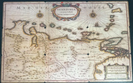 Puzzle Mapa Histórico De Venezuela Siglo XVII Raro CHIP GEM1 Pequeño - Venezuela