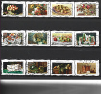 2023 FRANCE Adhésif 2332-43 Oblitérés, Tableaux, Natures Mortes, Série Complète - Used Stamps