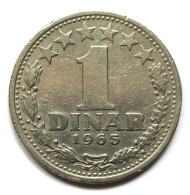 Yougoslavie - 1 Dinar 1965 - Yougoslavie