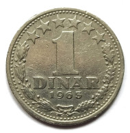 Yougoslavie - 1 Dinar 1965 - Jugoslavia