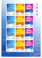 Bloc Feuille De China Chine : 2009-5** Construction De Grille D'alimentation - Unused Stamps