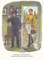 AK 216118 POST - Postbeamter Und Postillion Der Großherzoglich Baden'schen Post 1850 - Post