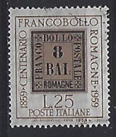 Italy 1959  100 Jahre Briefmarken Von Romagna (o) Mi.1053 - 1946-60: Usados