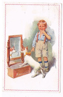 ILL-832  KARL FEIERTAG : Boy And Dog - Feiertag, Karl