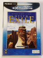 Myst III EXILE-4 Disc-(Like NEW)-Ubi Soft Myst 3-PC/MAC CD ROM-Game-2002 - PC-games