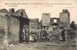 *CPA - 51 - SOUAIN - Goumiers Algériens Dans Les Ruines De Souain - Guerre 1914-1918 - Souain-Perthes-lès-Hurlus