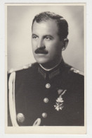 Ww2-1942 Bulgaria Bulgarian Military Officer With Uniform And Order Portrait, Vintage Orig Photo 8.3x13.3cm. (6941) - Oorlog, Militair